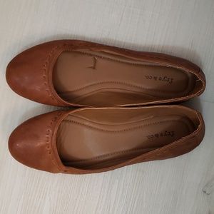 ☀️2 for $20☀️Frye and Co Brown Flats Size 8